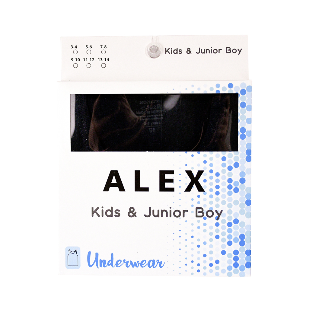 Boy's shirt "Alex" dark blue 3-4y KB5001