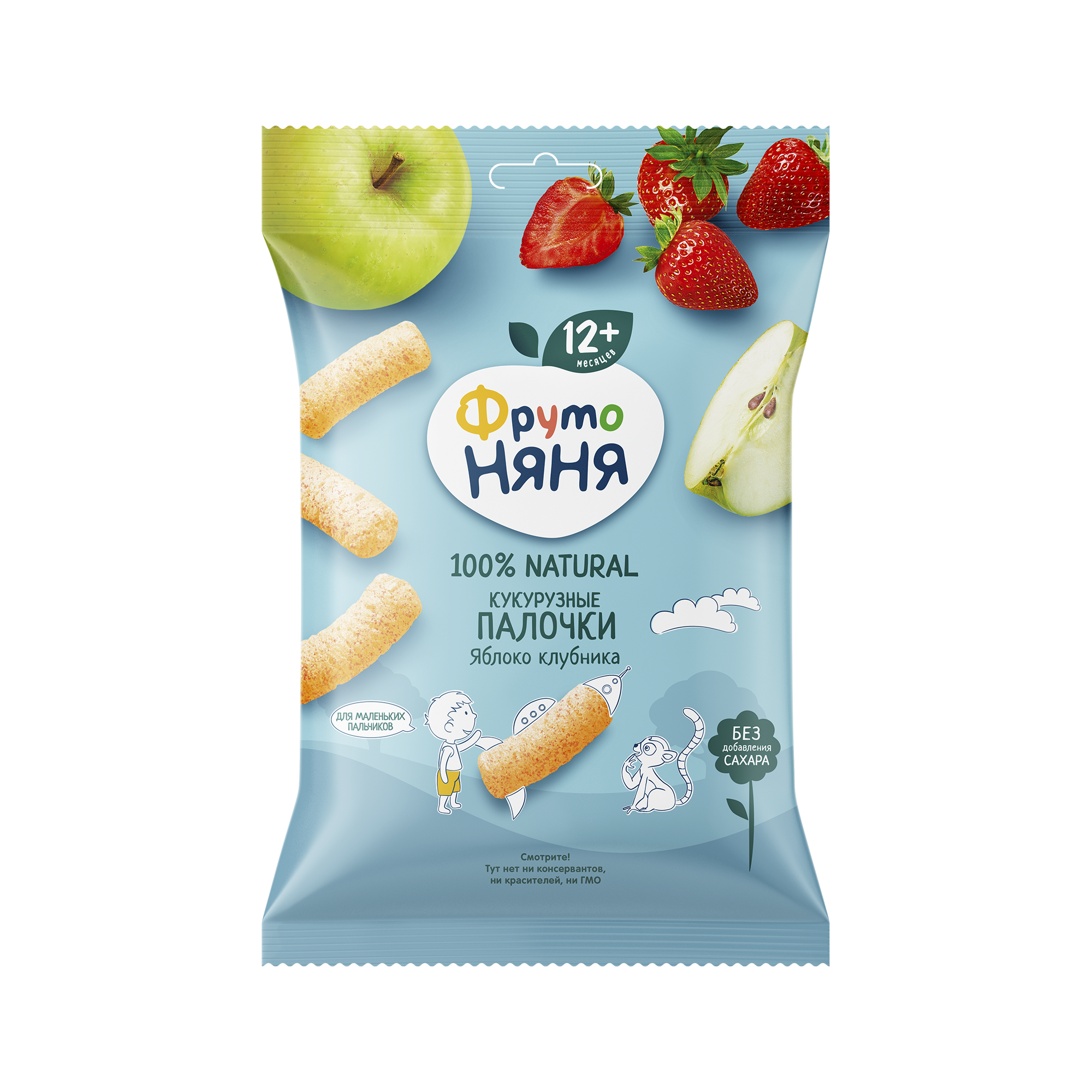 Եգիպտ. ձողիկներ  խնձ/ելակ Ֆրուտոնյանյա 20գ