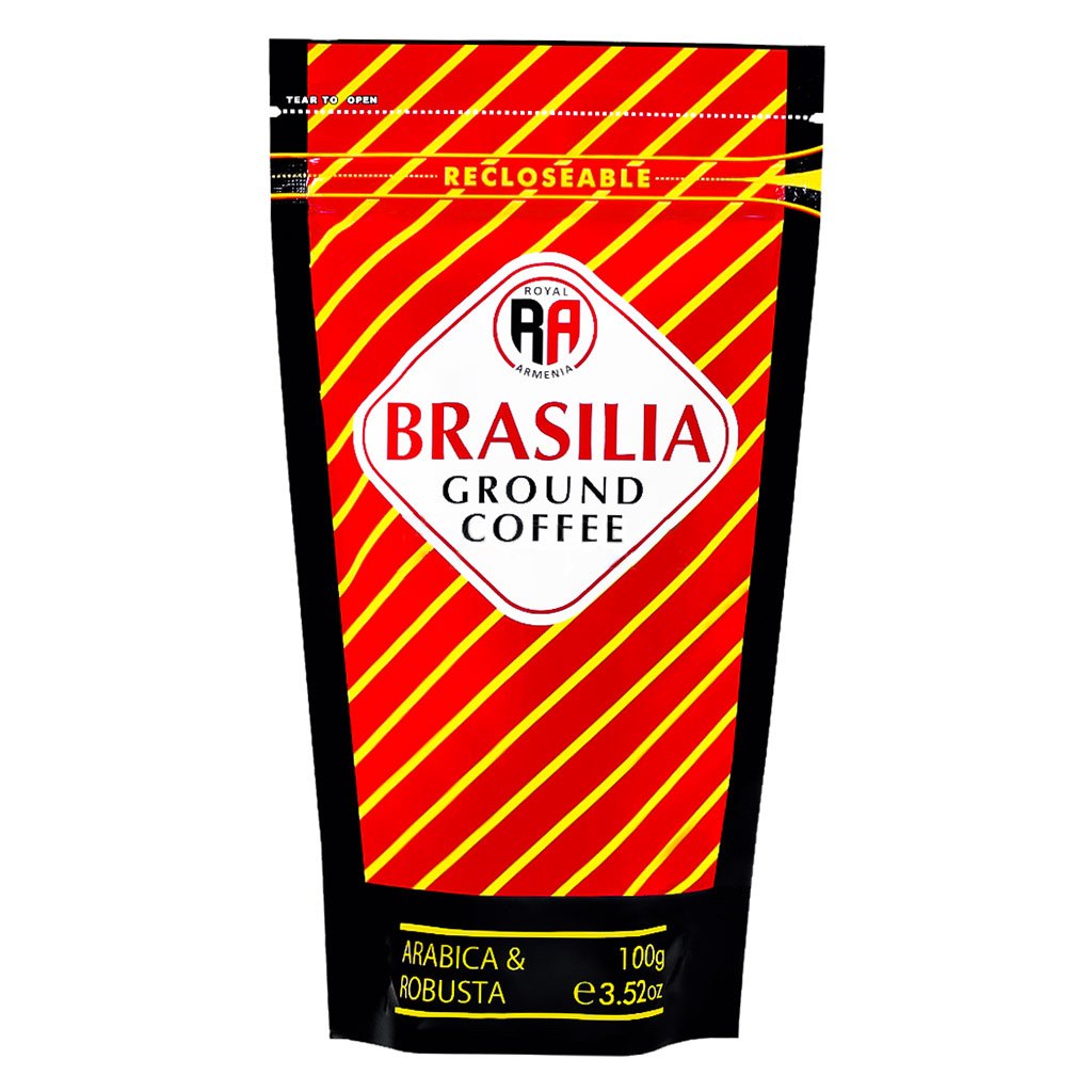 Ground arabica (70%) and robusta (30%) coffee "Royal Armenia" Brasilia