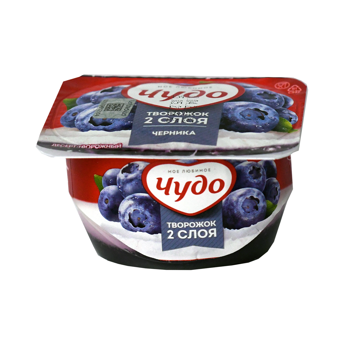 Կաթնաշոռային դեսերտ մրգային Չուդո 4% 100գ