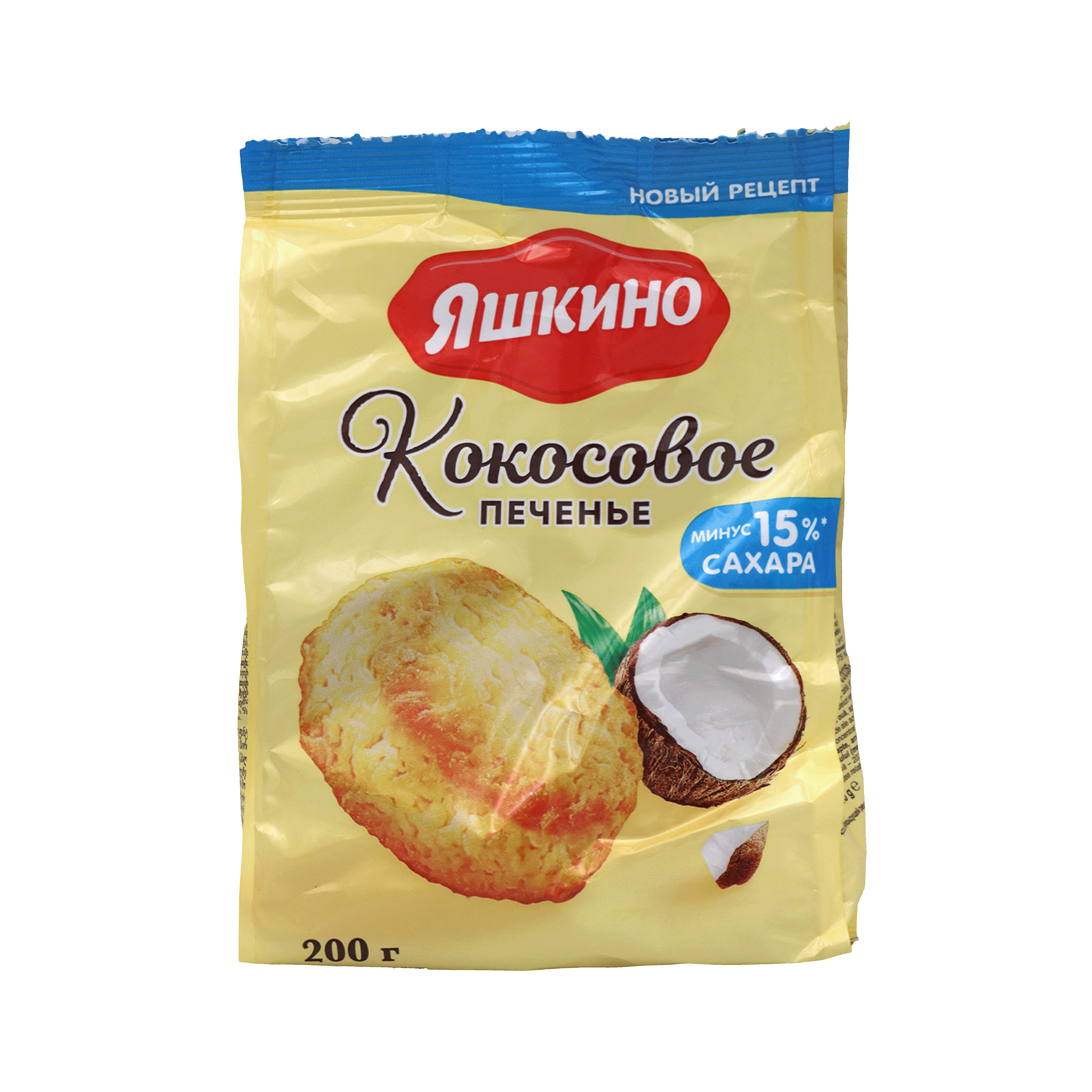 Թխվածքաբլիթ կոկոսի քերուկով Յաշկինո 200գր