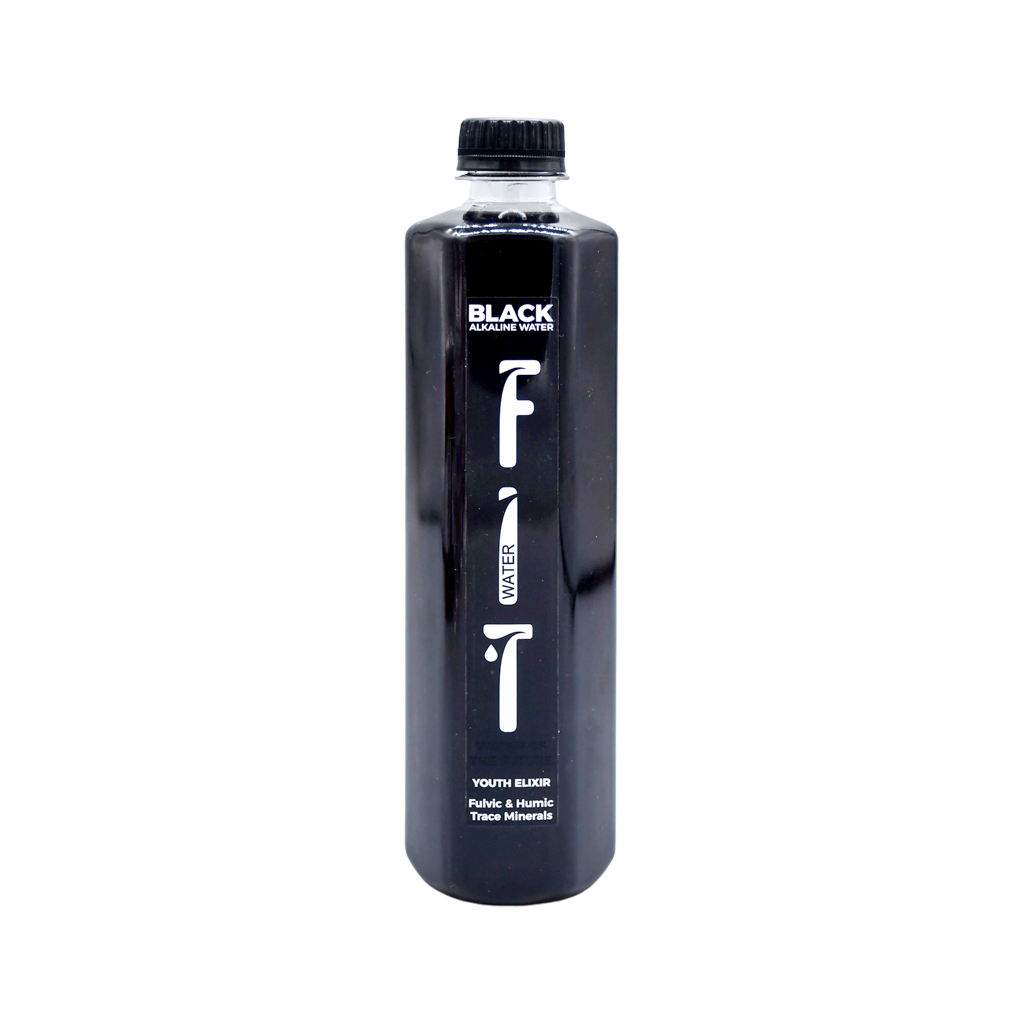 Water "Fit" alkaline, black 0.5l