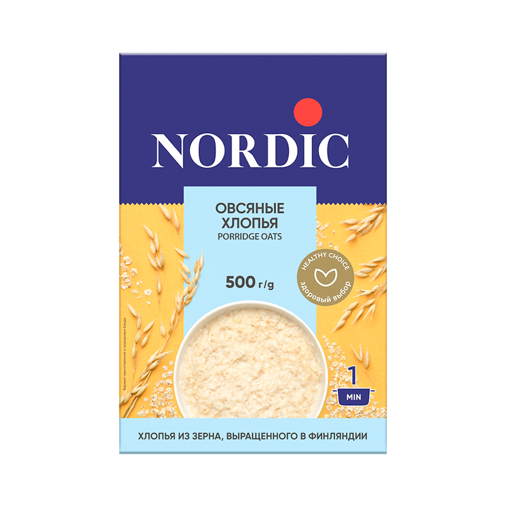 Oat flakes "Nordic" quick cooking 500g