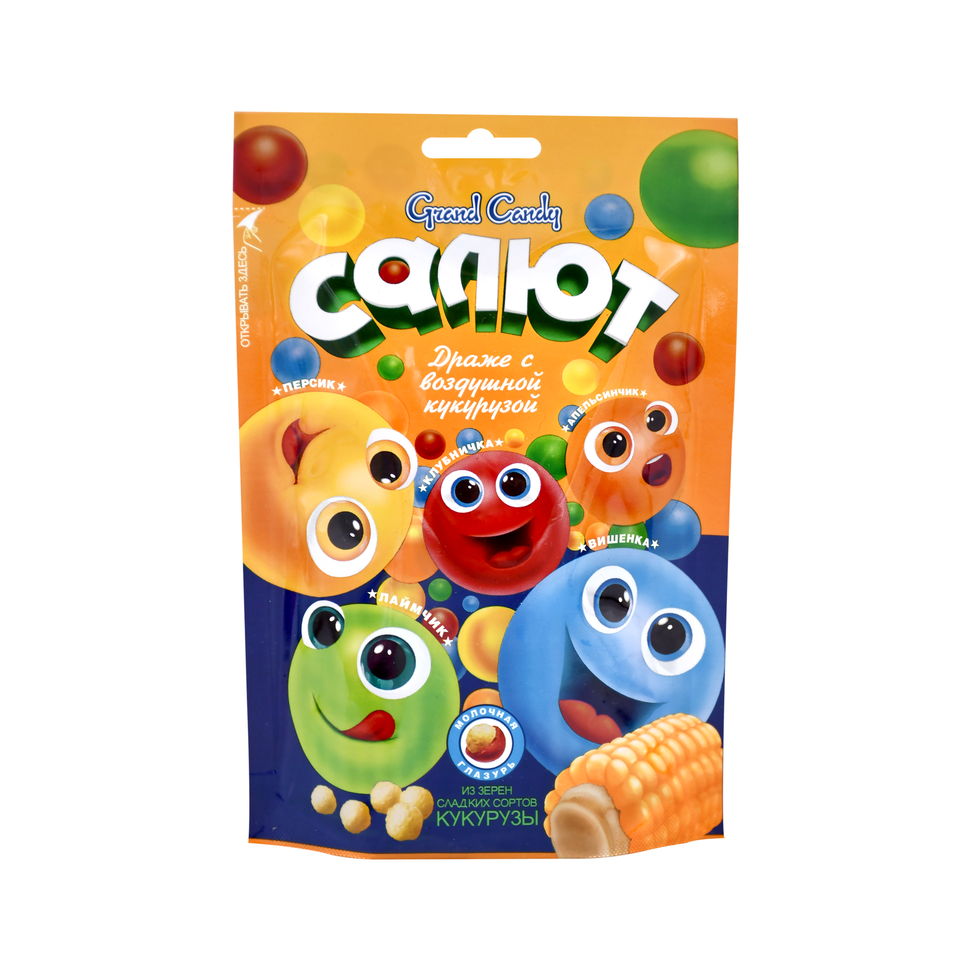 Դրաժե եգիպտացորենով Սալյուտ  90գ