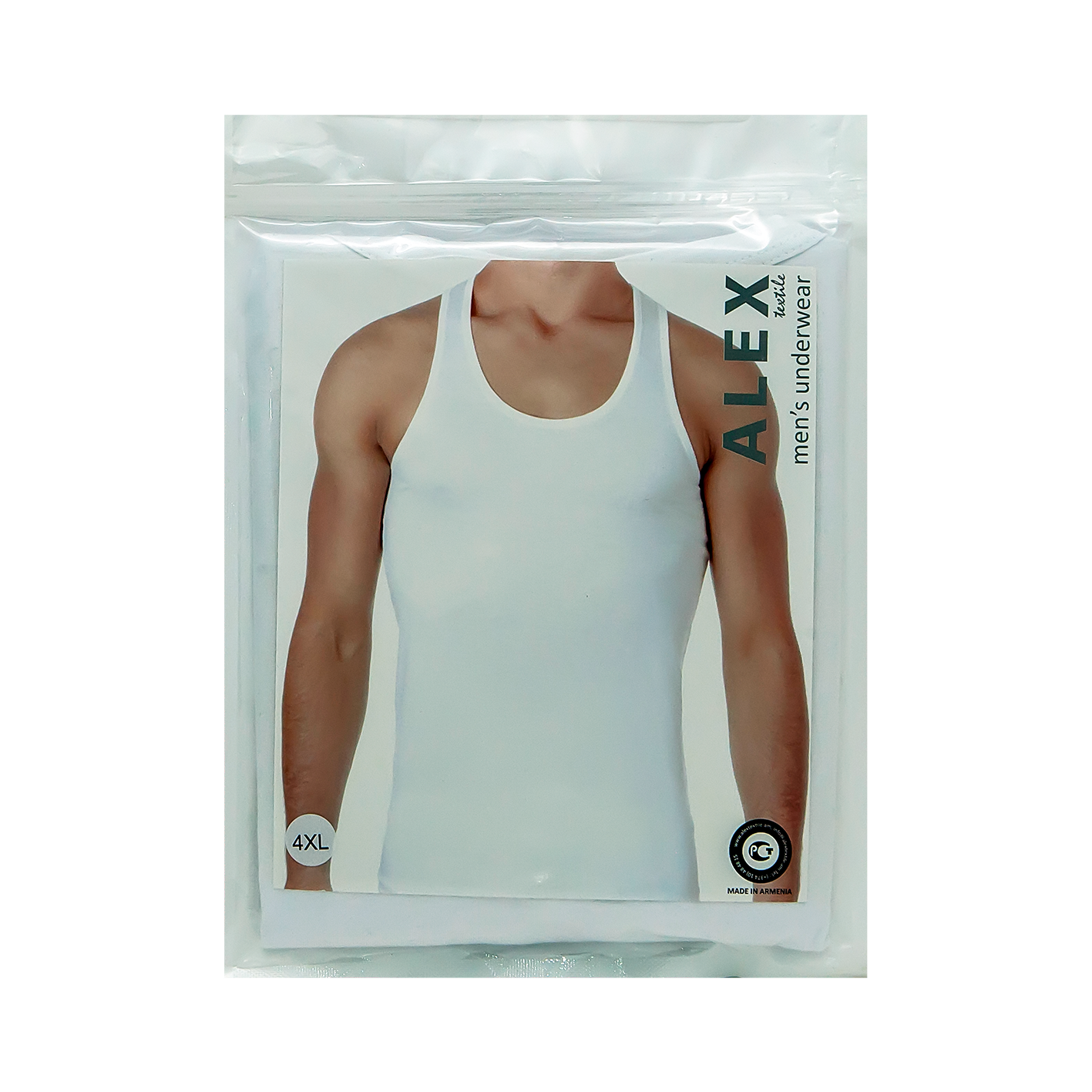 Շապիկ տղամարդու անթև  Ալեքս 1001/345XL