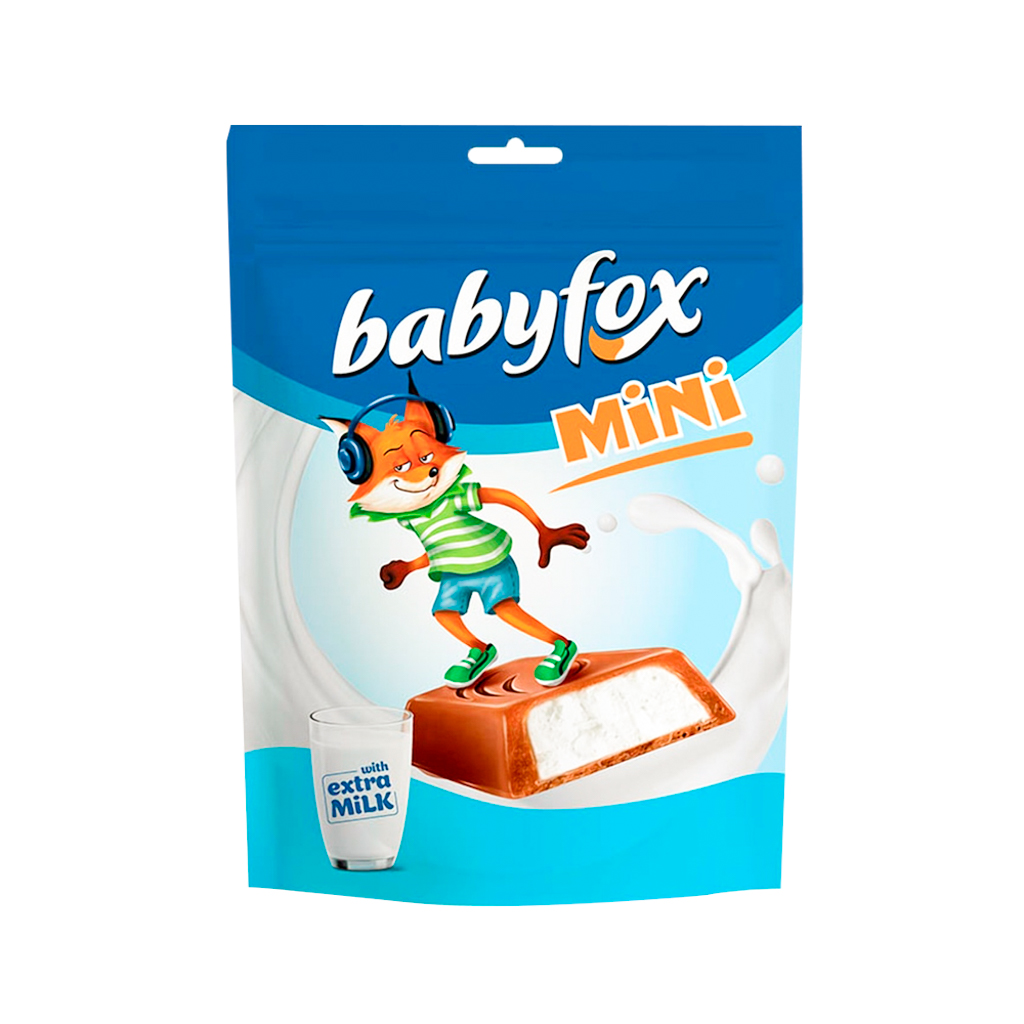 Chocolate candies "Babyfox" milk filling 120g