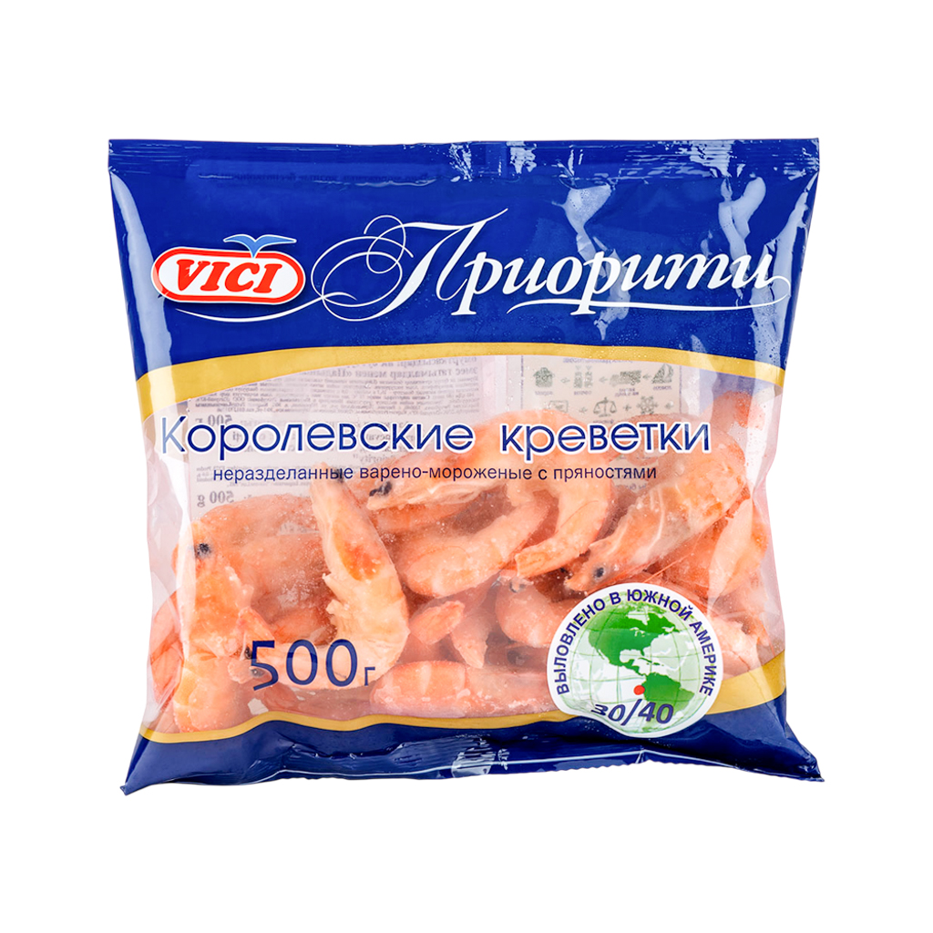 King shrimps shelled 30/40 "Vici" 500g