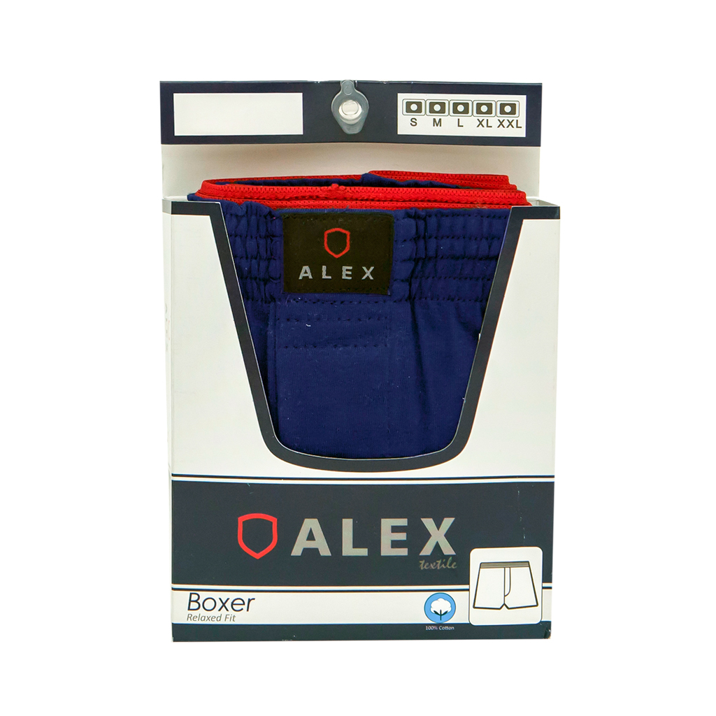 Men's boxer "Alex" dark blue 3XL M1104