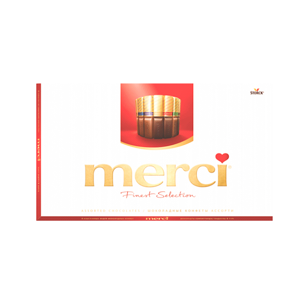 Chocolate box "Merci" collection 400g