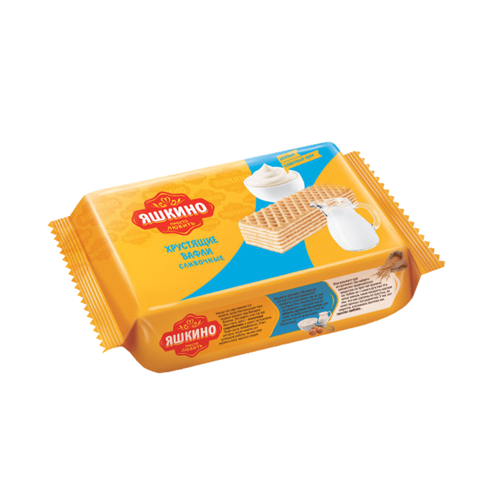 Վաֆլի սերուցքային Յաշկինո 200գ