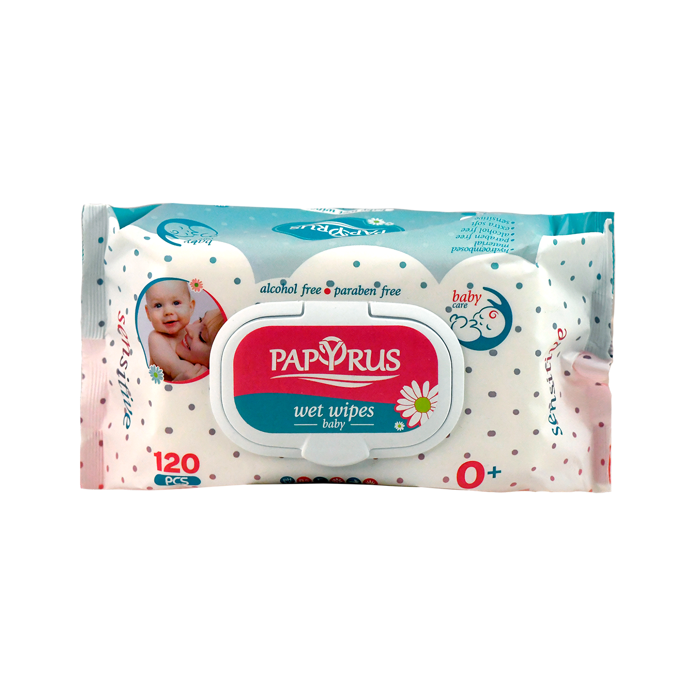 Անձեռոցիկ թաց Մանկական 120հ Օ+