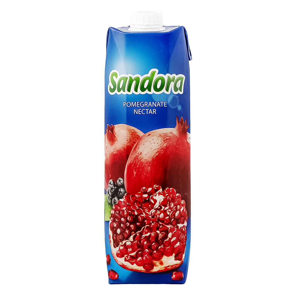 Juice "Sandora" pomegranate, black ashberry 0.95l