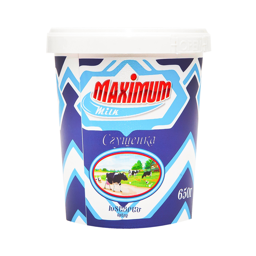 Condensed milk "Maximum" 650g