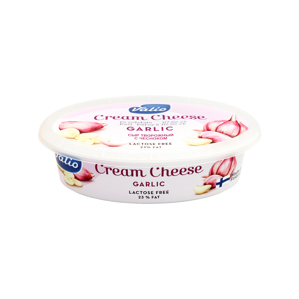 Curd cheese "Valio" garlic, lactose free 180g