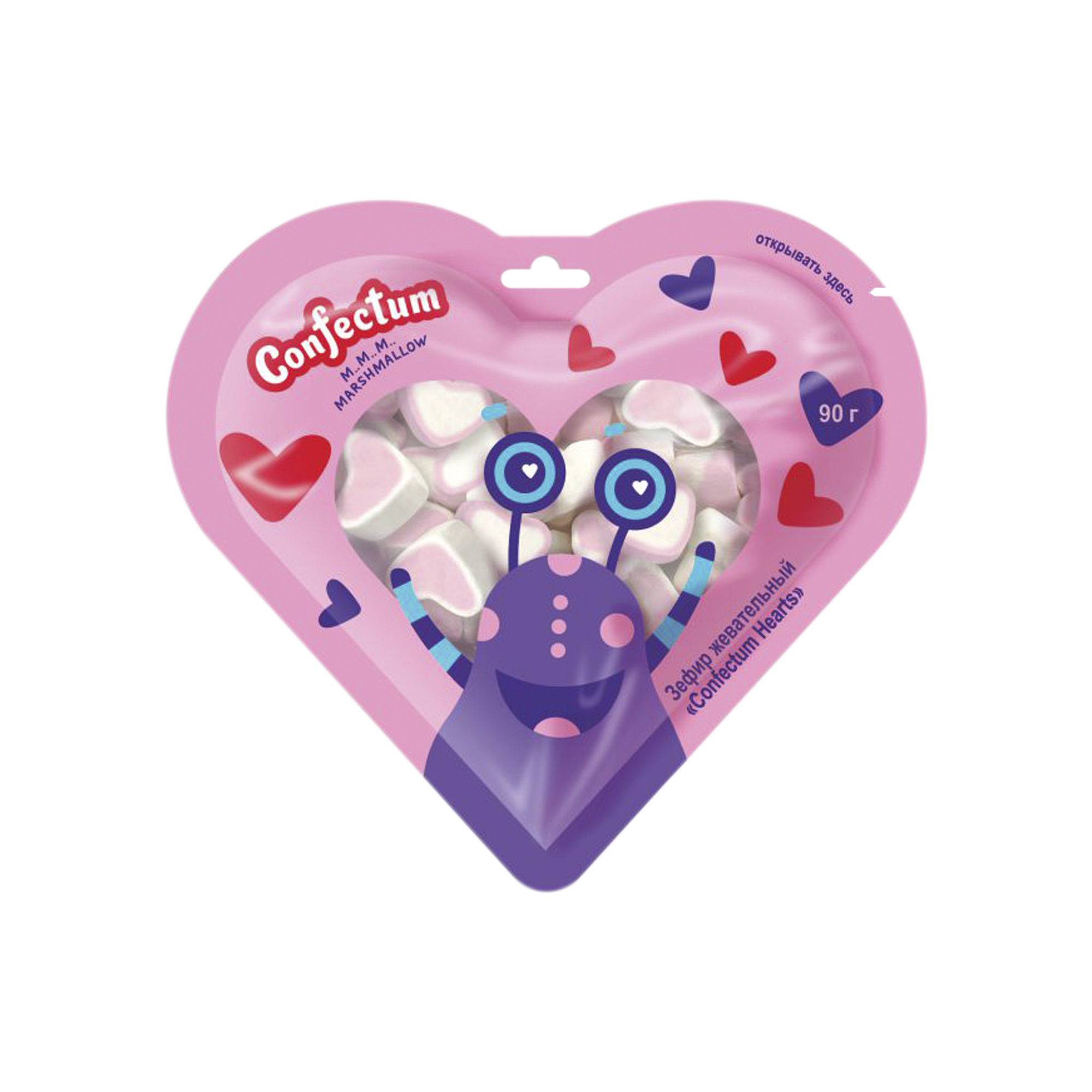 Զեֆիր Կոնֆեկտում սրտիկեր 90գր