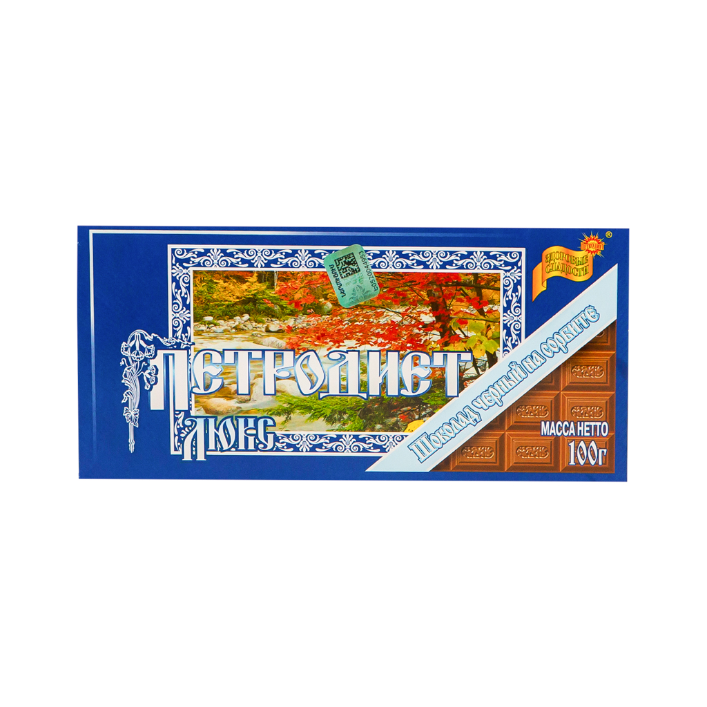 Chocolate bar "Petrodiet" Luxe, dark chocolate on sorbite 100g