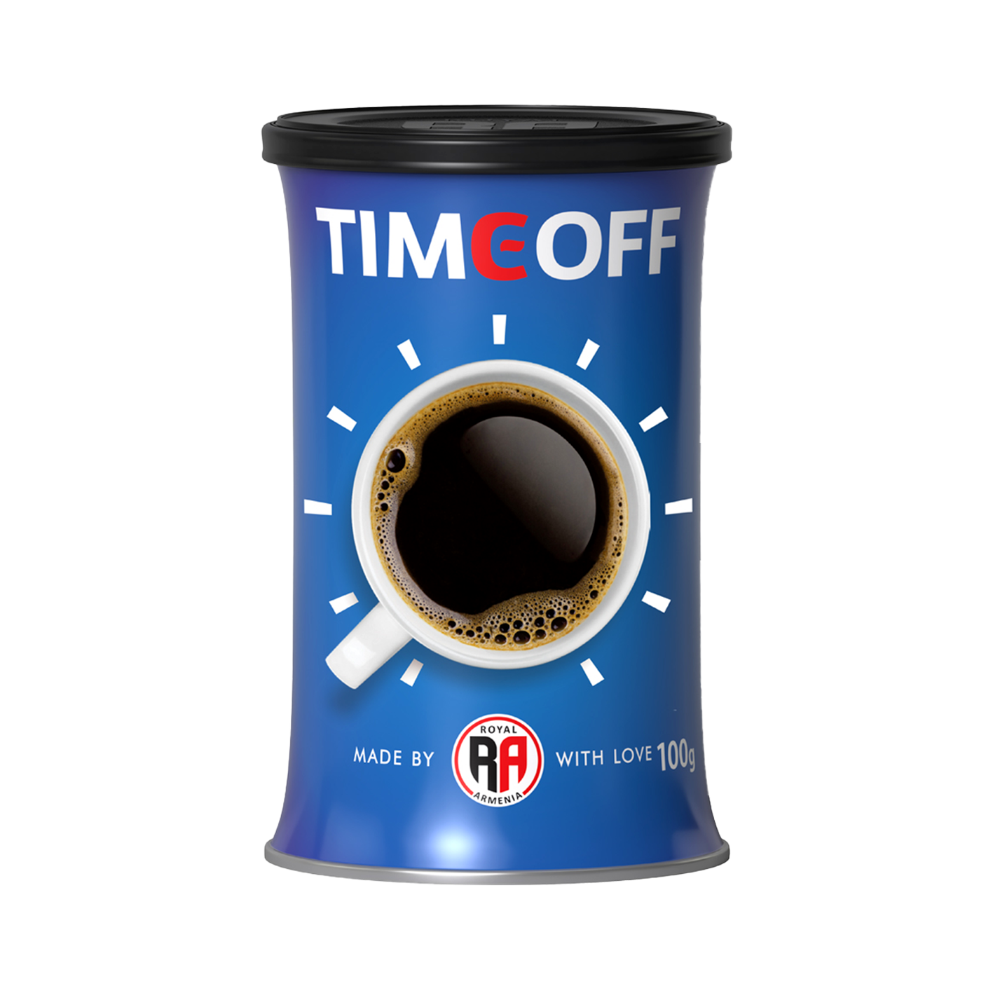 Բնական լուծվող սուրճ կապույտ Թայմօֆ 100գ թ/տ