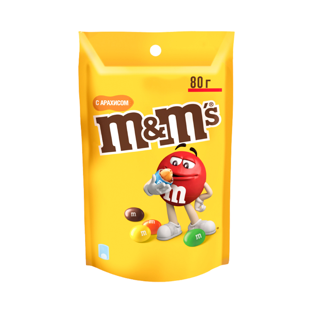 Dragee "M and M's" peanut 80g