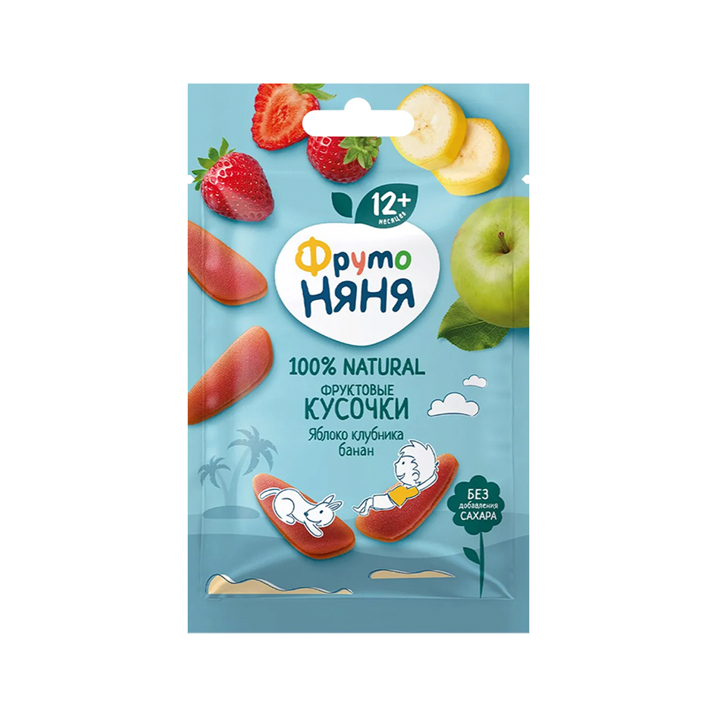 Մրգային կտորներ խնձ.դեղձ/մարկ.Ֆրուտոնյանյա 15գ