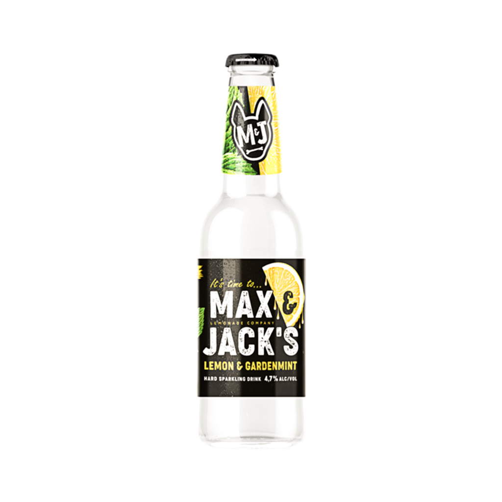 Beer drink "Max and Jack's" lemon and gardenmint g/b 0.4l