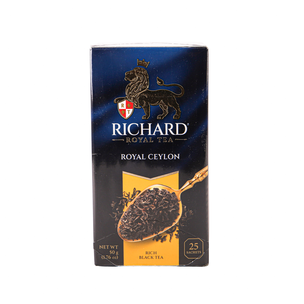 Black tea "Richard" Royal ceylon 25x2g
