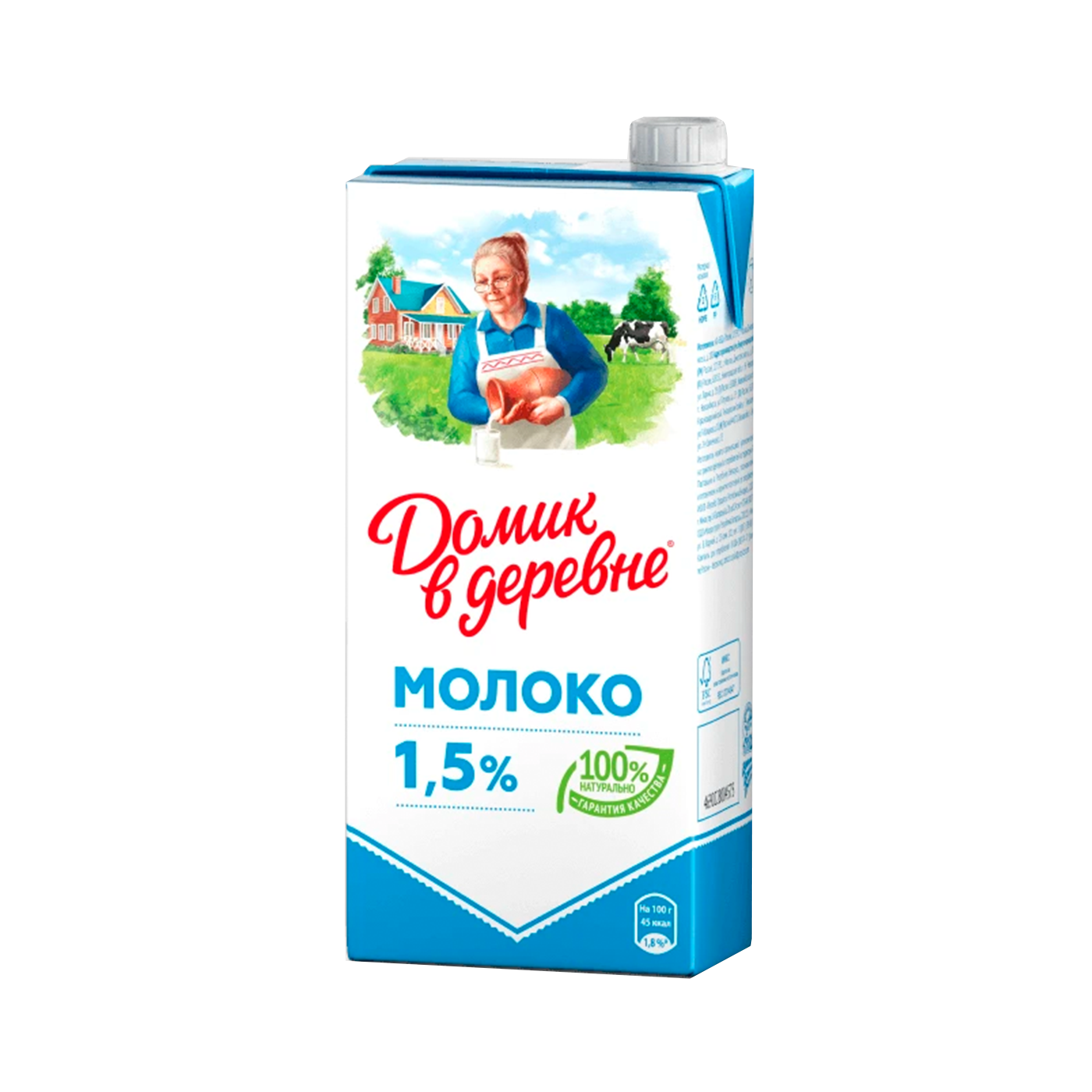 Կաթ Դոմիկ վ դերևնյե 1,5% 924 մլ
