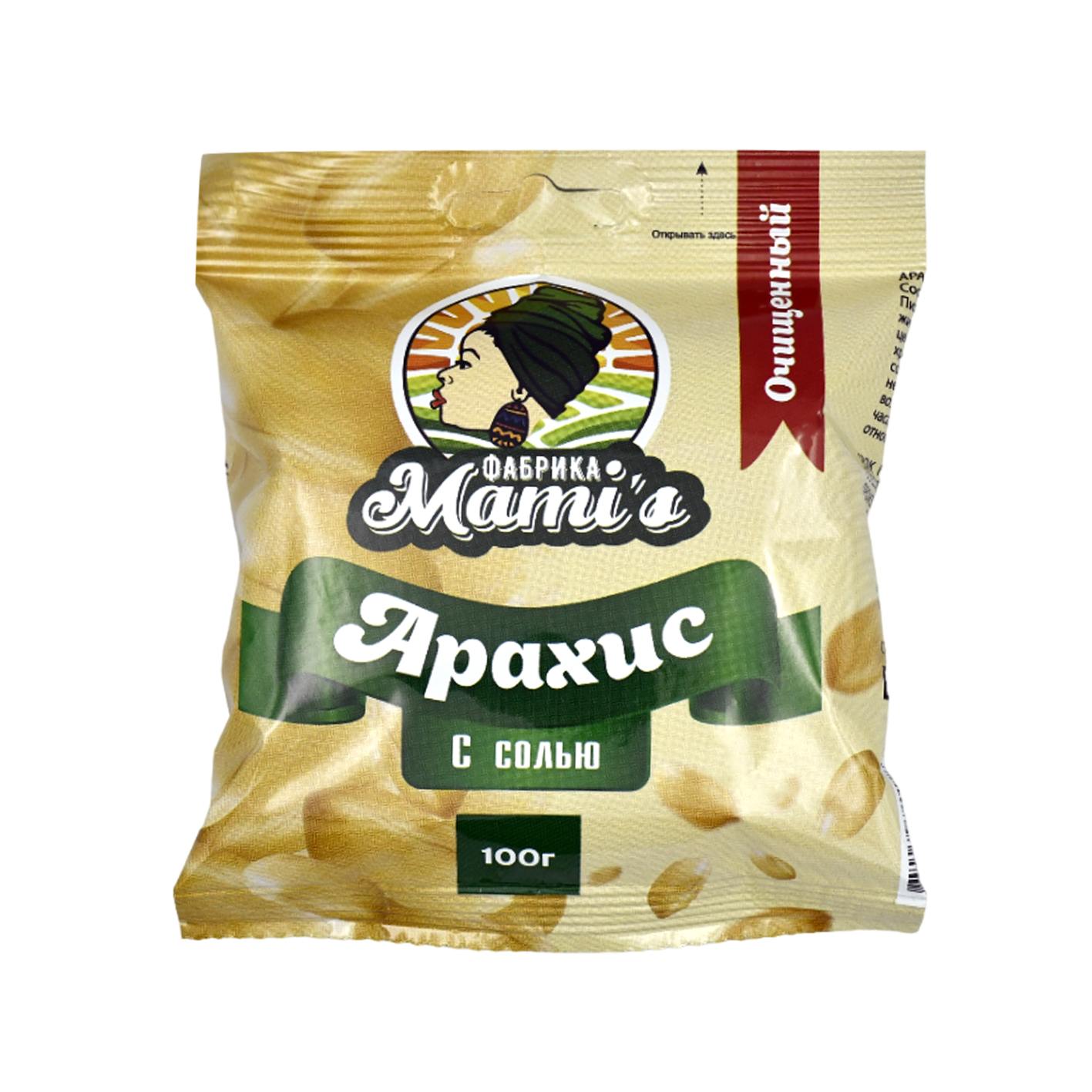 Գետնանուշ աղի Մամիս 100գ