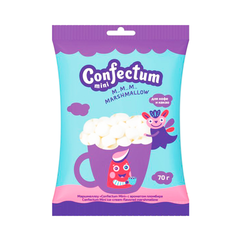 Marshmallow "Confectum" mini, plombir 70g