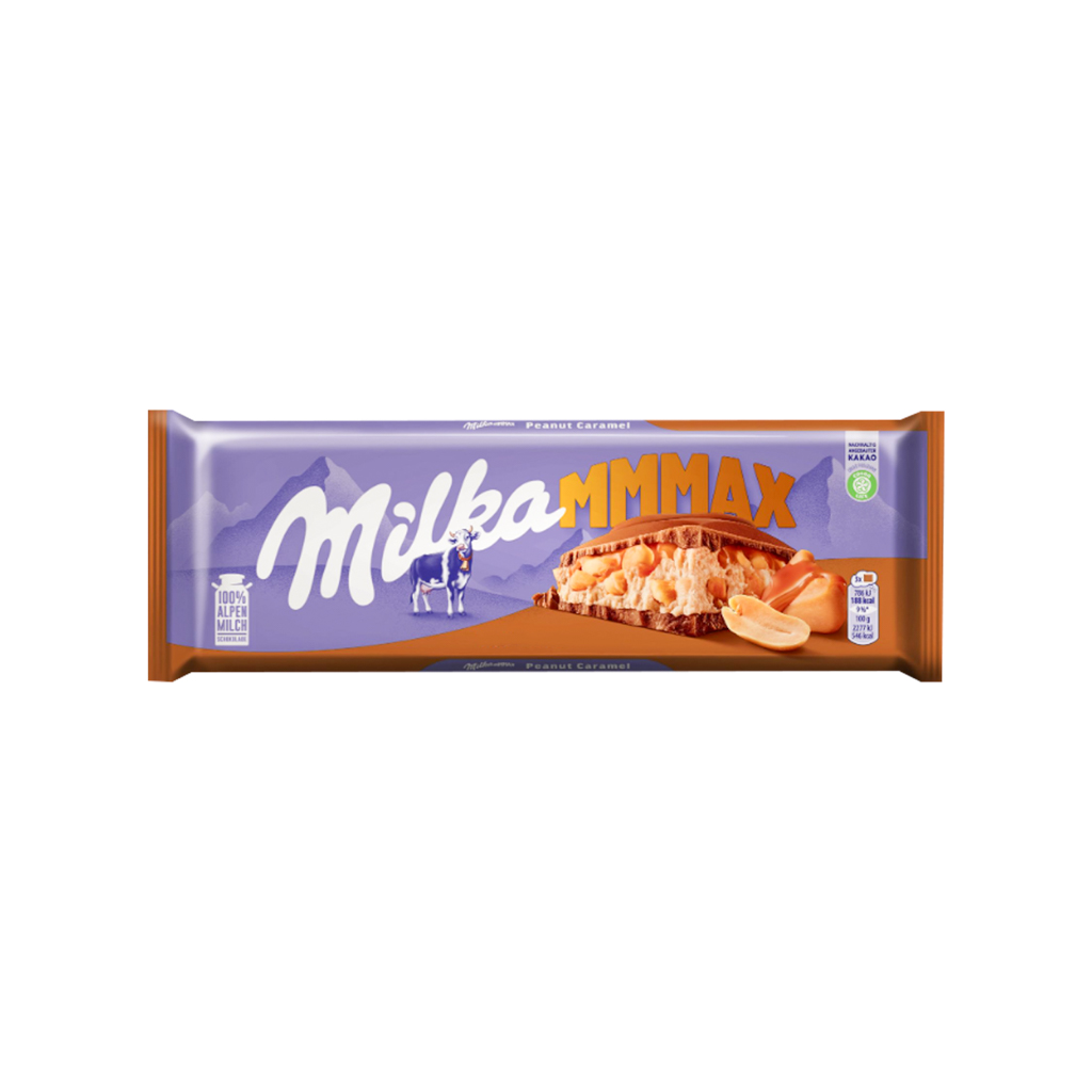 Chocolate bar "Milka" peanut and caramel 276g