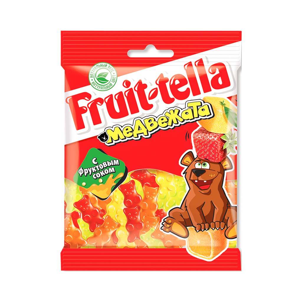Chewing marmalade "Fruit-tella" bears 70g