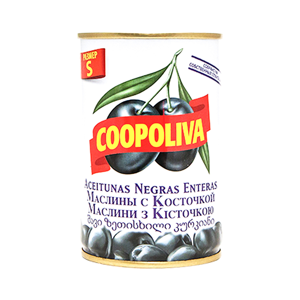 Black olives "Coopoliva" 300g