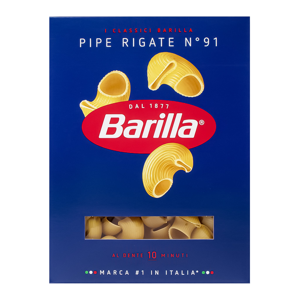Pasta "Barilla" Pipe Rigate №91 500g