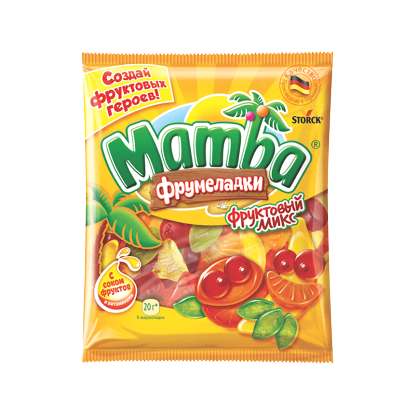 Ծամվող Կոնֆետներ Մամբա Ֆրուտգամմի 72գ