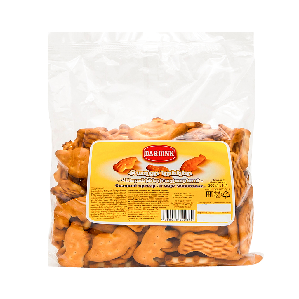 Cracker "Daroink" animals 300g