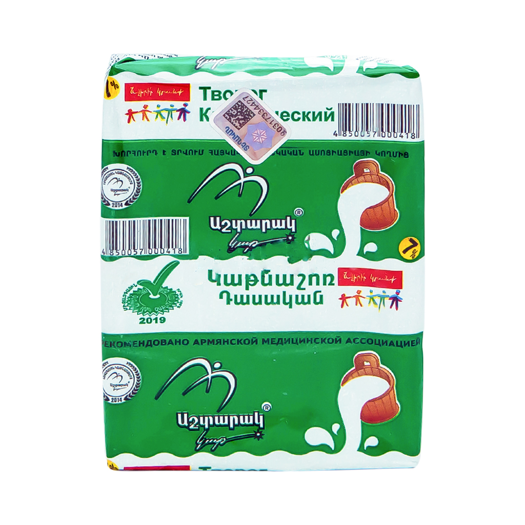 Կաթնաշոռ Աշտարակ կաթ 7% 180գ