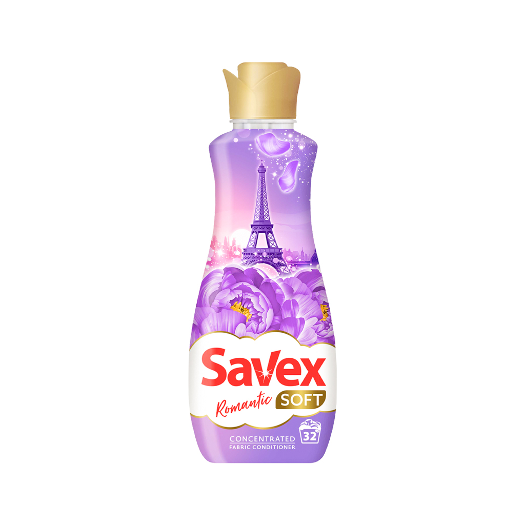 Fabric softener "Savex" Soft, Romantic 800ml