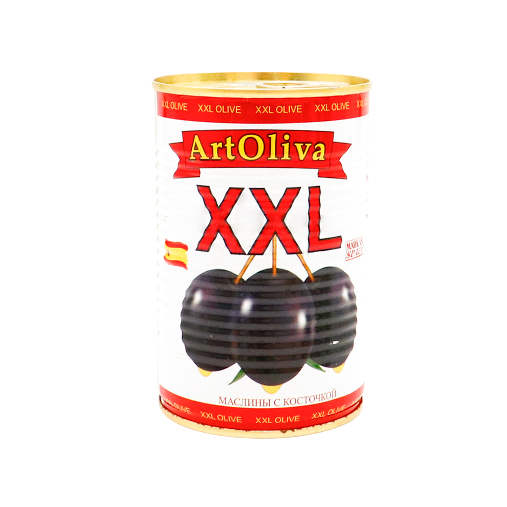 Black olives "Art Oliva" XXL 390g