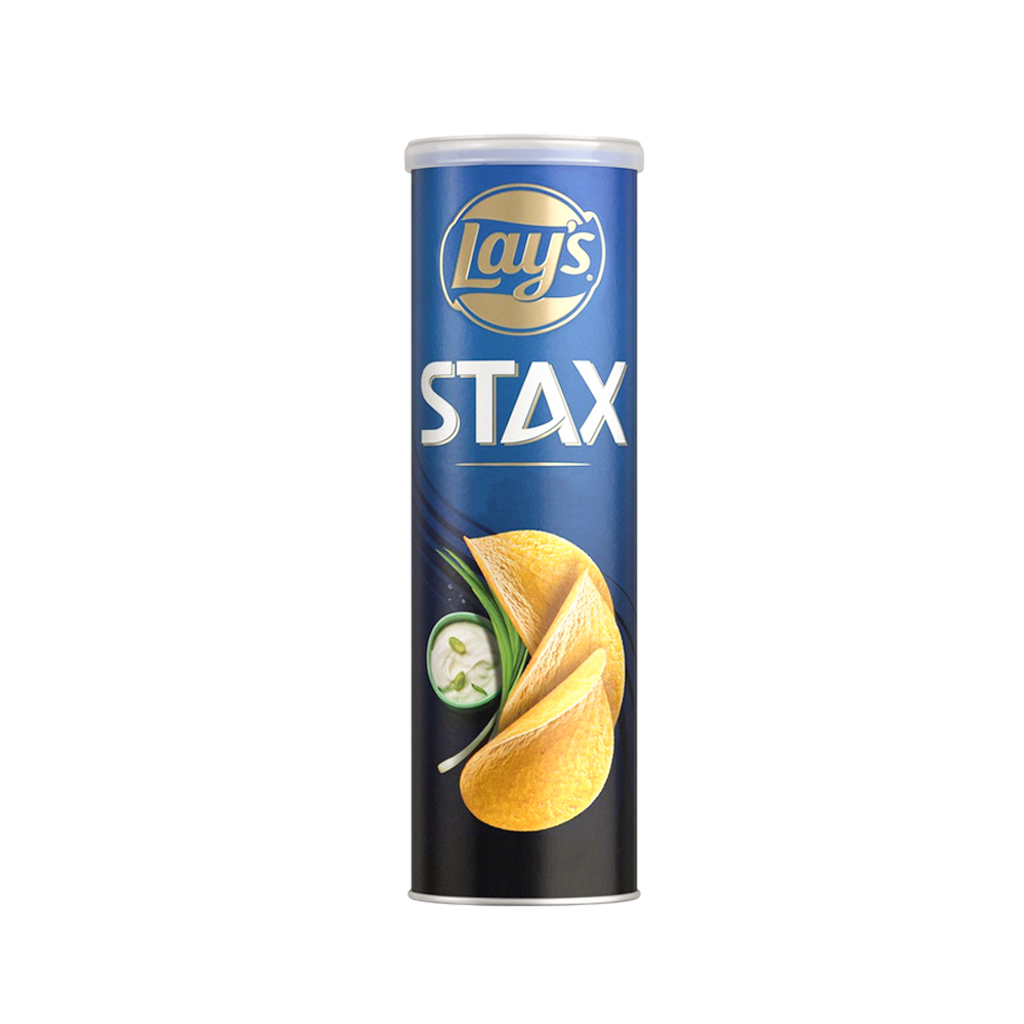 Chips "Lays" Stax, sour cream and onion 140g
