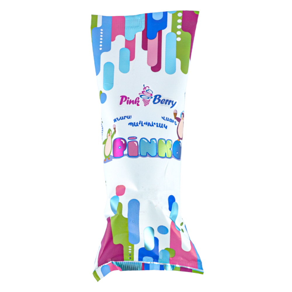 Ice cream "Pink Berry" Pinco, vanilla 60g