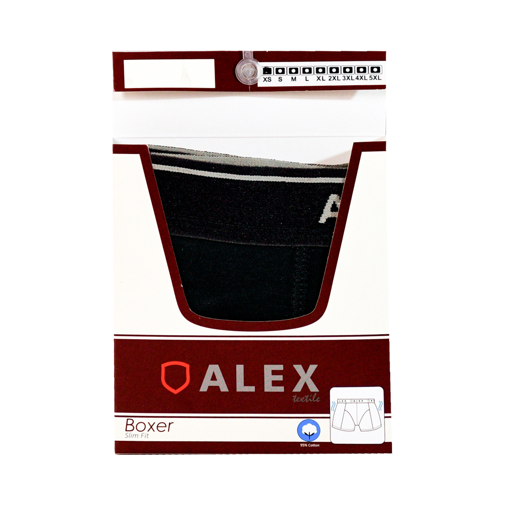 Men's boxer "Alex" black XS M1104