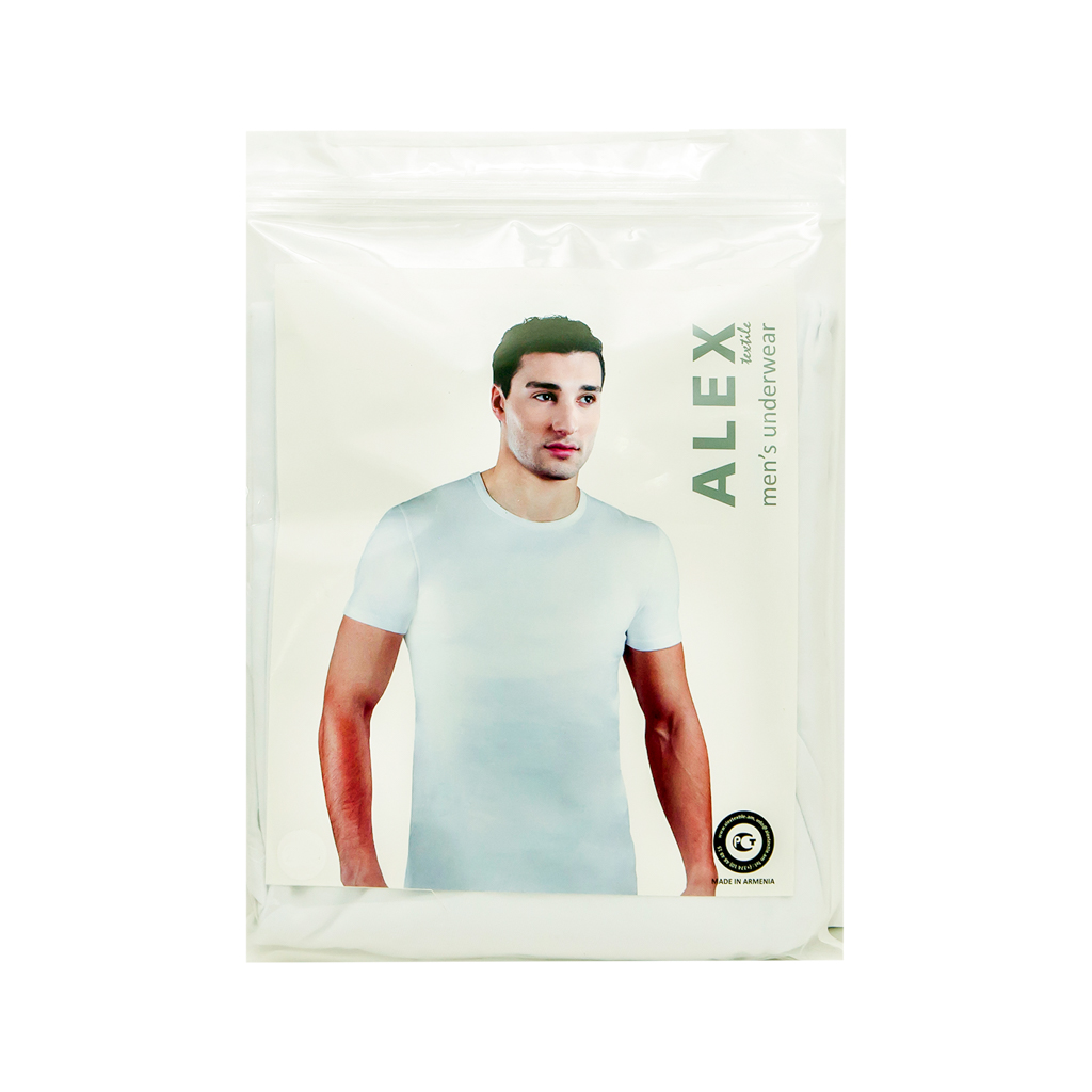 Men's t-shirt "Alex" white XS M1003