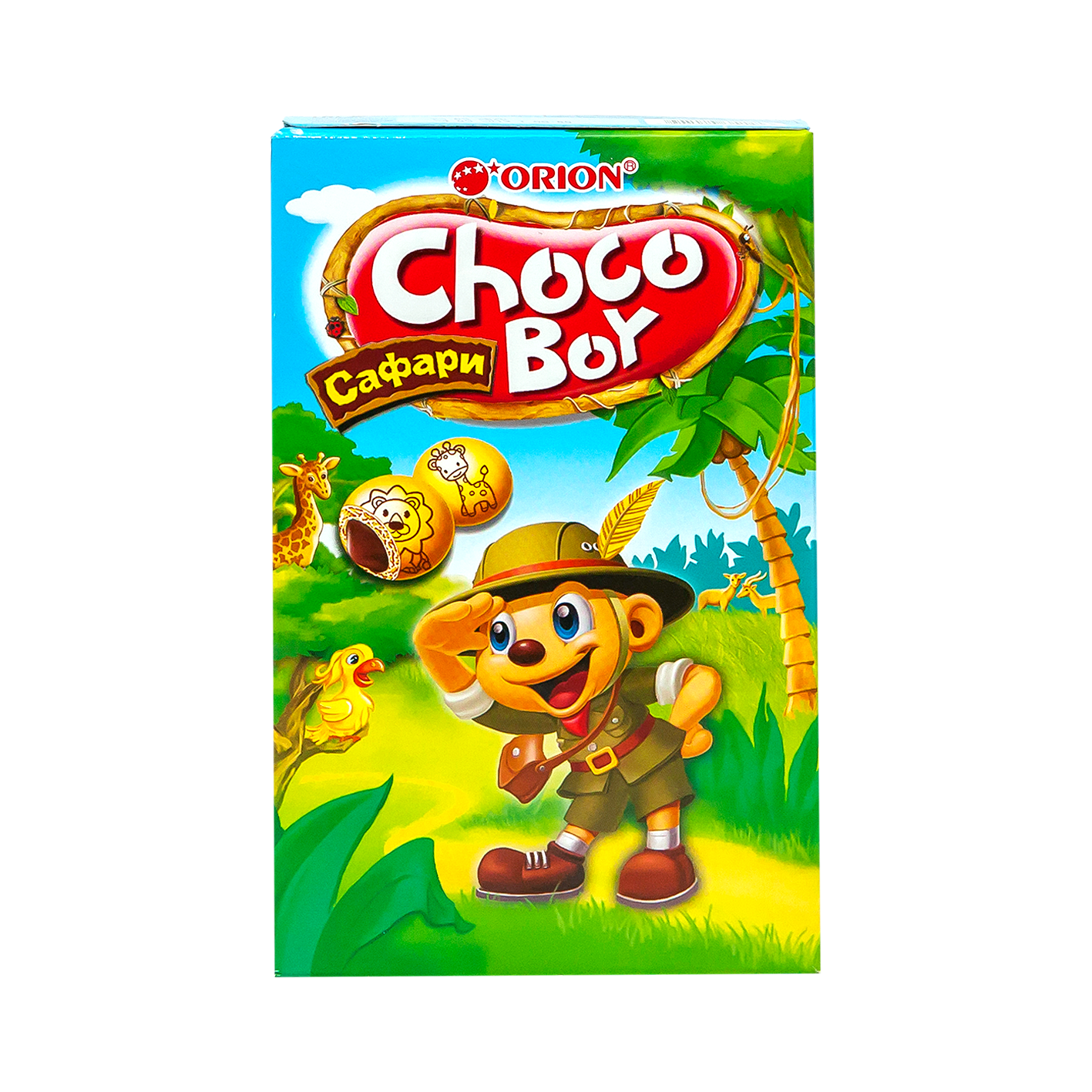 Շոկոլադապատ թխվածքաբլիթ Չոկո-Բոյ Սաֆարի 45գ