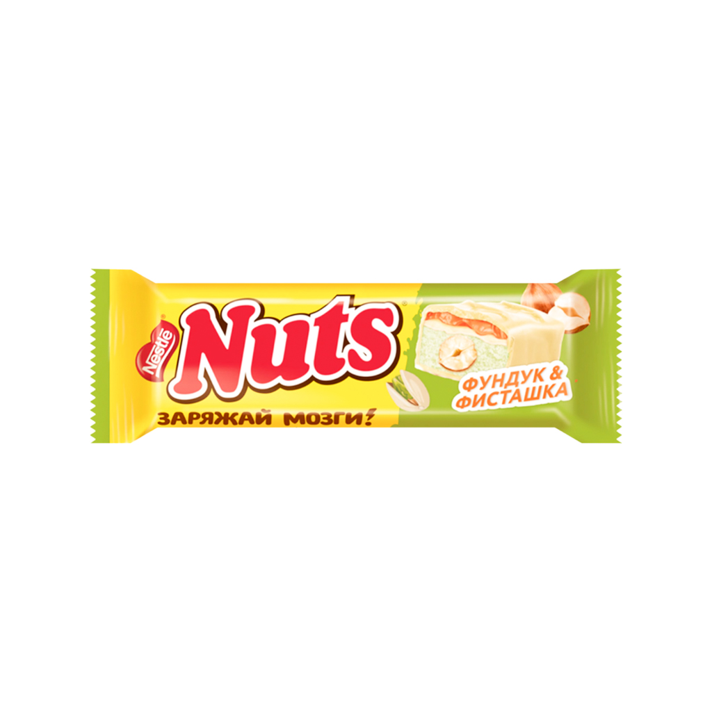 Bar "Nestle" Nuts, hazelnut and pistachio 47g