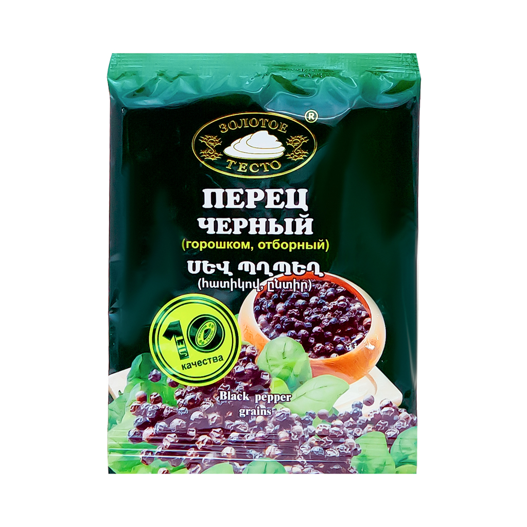 Granulated black pepper "Zolotoye Testo" 10g