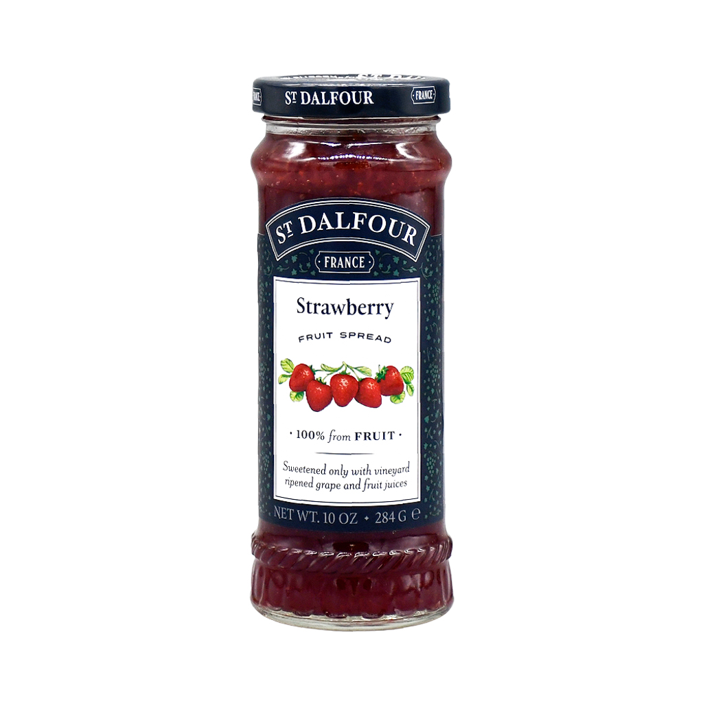 Jam "St.Dalfour" strawberry, gluten free g/b 284g