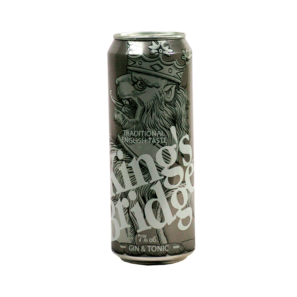 Cocktail "King's Bridge" gin and tonic (can) 0.5l