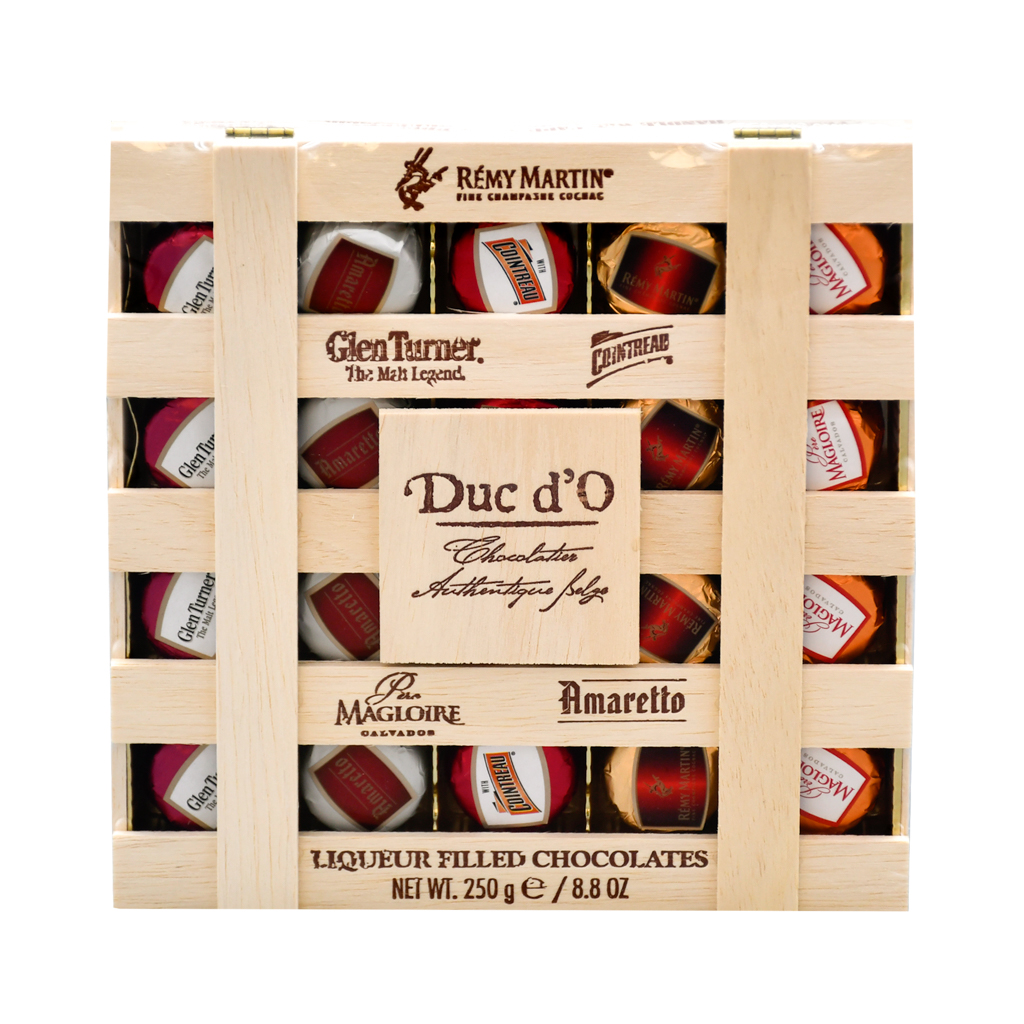 Chocolate box "Duc d'o" with liquor 250g