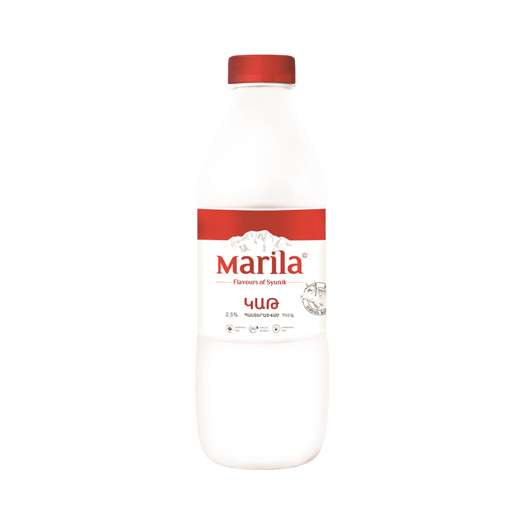 Milk "Marila" 2.5% 950ml