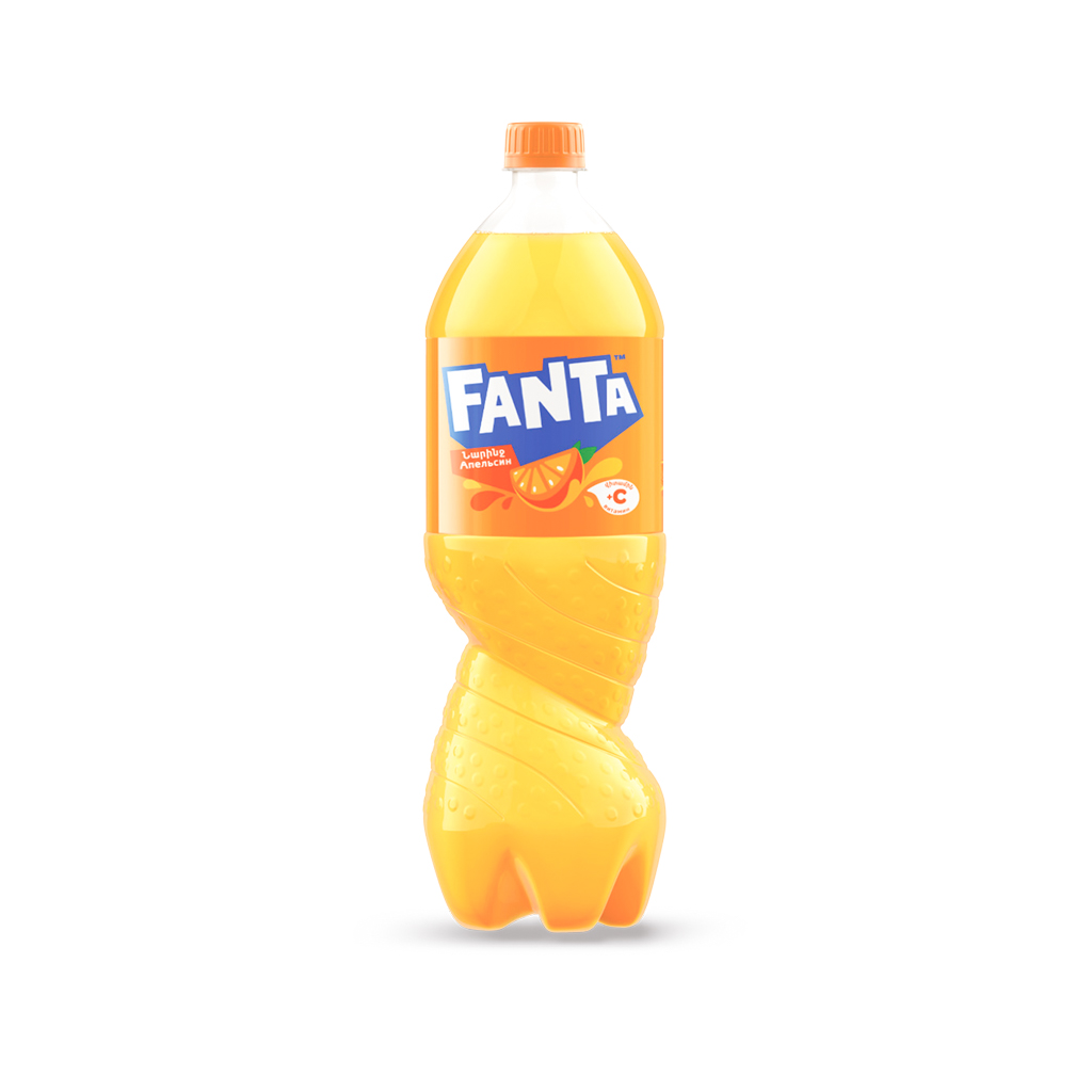 Carbonated drink "Fanta" orange 1.5l