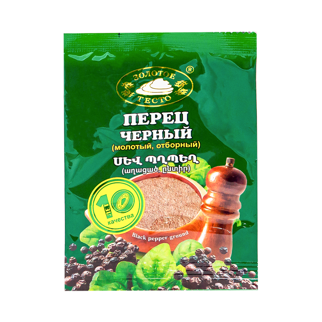 Ground black pepper "Zolotoye Testo" 10g